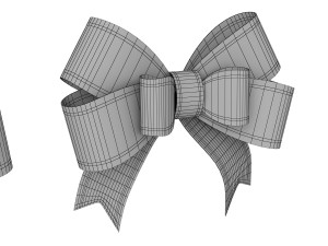 gift bow Model 3D