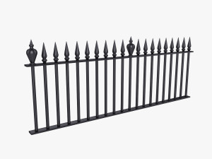 metal fence 3D Model