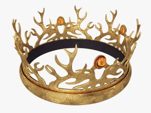 tommen baratheon tacı 3D Model