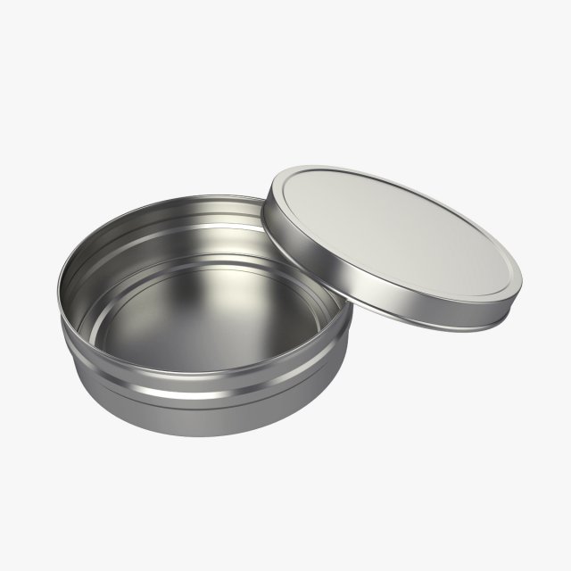 metal can 3D 模型 .c4d .max .obj .3ds .fbx .stl .blend 