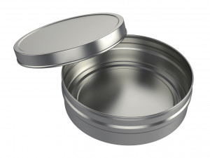 metal can 3D 模型