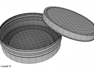metal can 3D Model