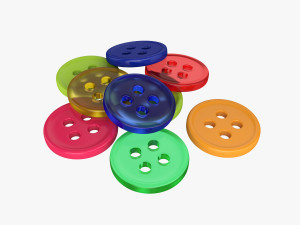 buttons 3D Model