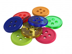 buttons Model 3D