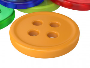 buttons Model 3D