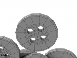 buttons Model 3D