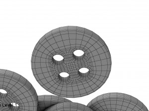 buttons Model 3D