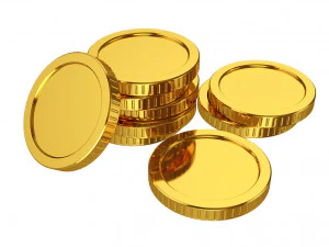 gold coin 3D Model