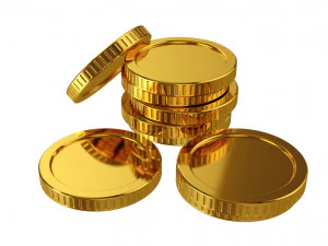 gold coin 3D Model