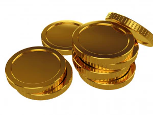 gold coin 3D Model