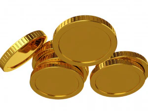 gold coin 3D Model