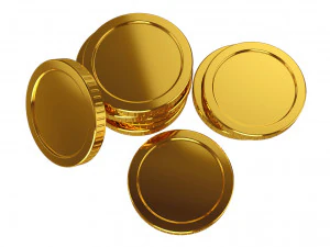gold coin 3D Model