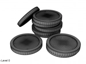 gold coin 3D Model