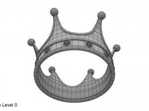 crown 3D 模型