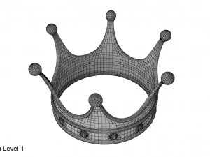 왕관 3D 모델