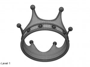 왕관 3D 모델