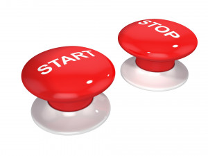 button start stop Modello 3D