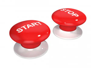 pulsante avvio arresto Modello 3D