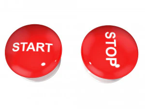 pulsante avvio arresto Modello 3D