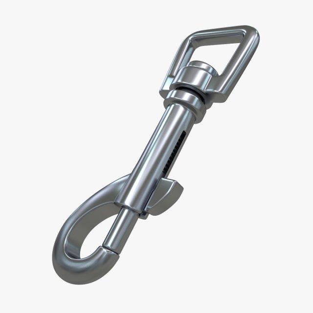 carabiner 3D Model .c4d .max .obj .3ds .fbx .stl .blend 
