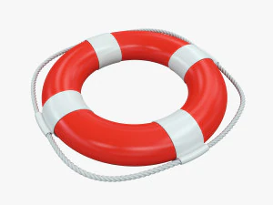 구명 부표 3D 모델