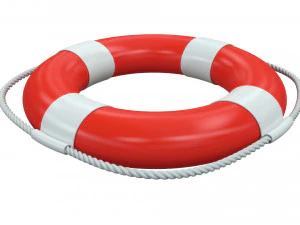 구명 부표 3D 모델