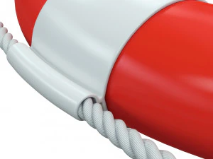 구명 부표 3D 모델