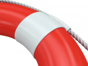 구명 부표 3D 모델