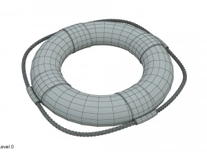 구명 부표 3D 모델