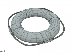 구명 부표 3D 모델