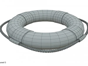 구명 부표 3D 모델