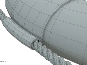 구명 부표 3D 모델