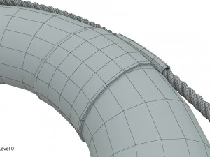 구명 부표 3D 모델