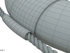 구명 부표 3D 모델
