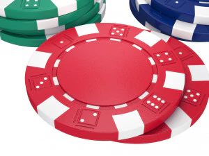 juego de fichas de p&oacute;quer Modelo 3D