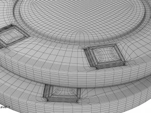 juego de fichas de p&oacute;quer Modelo 3D