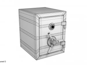 cassaforte in acciaio Modello 3D