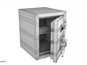 cassaforte in acciaio Modello 3D