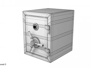 cassaforte in acciaio Modello 3D