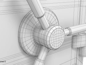 cassaforte in acciaio Modello 3D