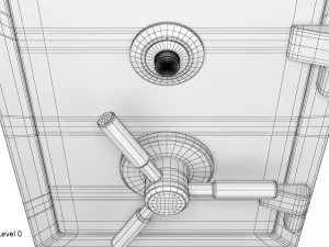 cassaforte in acciaio Modello 3D