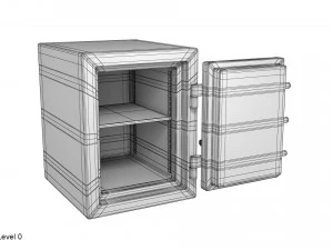 cassaforte in acciaio Modello 3D