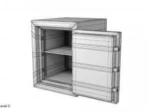 cassaforte in acciaio Modello 3D