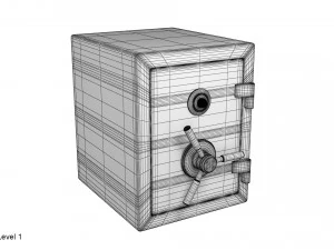 cassaforte in acciaio Modello 3D