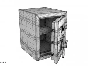 cassaforte in acciaio Modello 3D