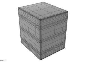cassaforte in acciaio Modello 3D