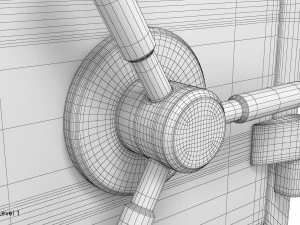 cassaforte in acciaio Modello 3D