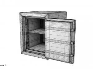 cassaforte in acciaio Modello 3D