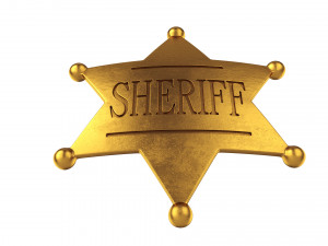 sheriff badge Model 3D