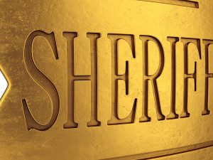 sheriff badge Model 3D